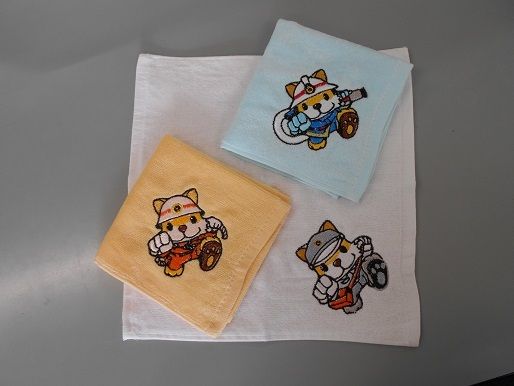限定100個!!川崎市消防局キャラクター太助のハンカチ・エコバックセット 141305_CQ03