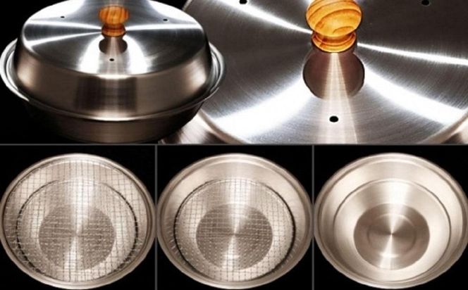 燻製をご自宅で！　ステンレス製オーブン燻製機　BASIC 141305_CV04