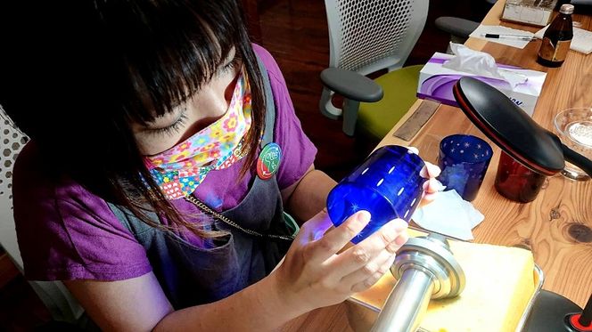 ガラス工芸　切子体験チケット（大人1名様分） 141305_DA01