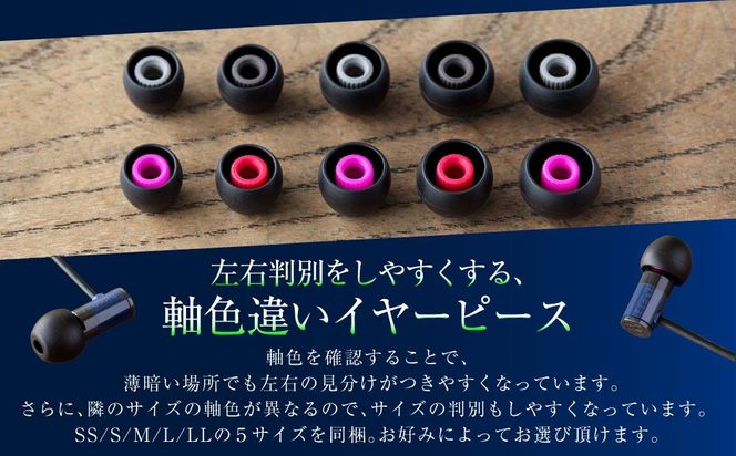 マイク付きハイレゾ有線イヤホン final E1000C BLUE 141305_DC03VC02