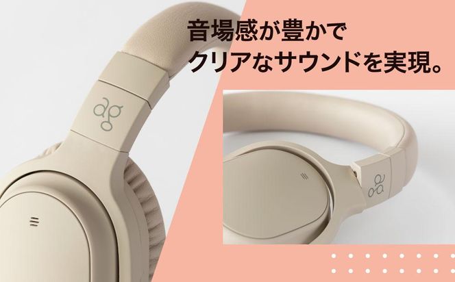 ワイヤレスヘッドホン ag WHP01K /ノイズキャンセリング/ノイキャン/ANC/マイク付き 141305_DC13VC03