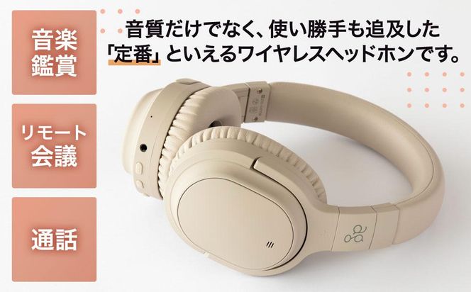 ワイヤレスヘッドホン ag WHP01K /ノイズキャンセリング/ノイキャン/ANC/マイク付き 141305_DC13VC03