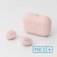 完全ワイヤレスイヤホン ag COTSUBU MK2+ SAKURA 小さい/軽い/ オートペアリング/ 片耳モード/マイク/通話/IPX4 141305_DC24VC04