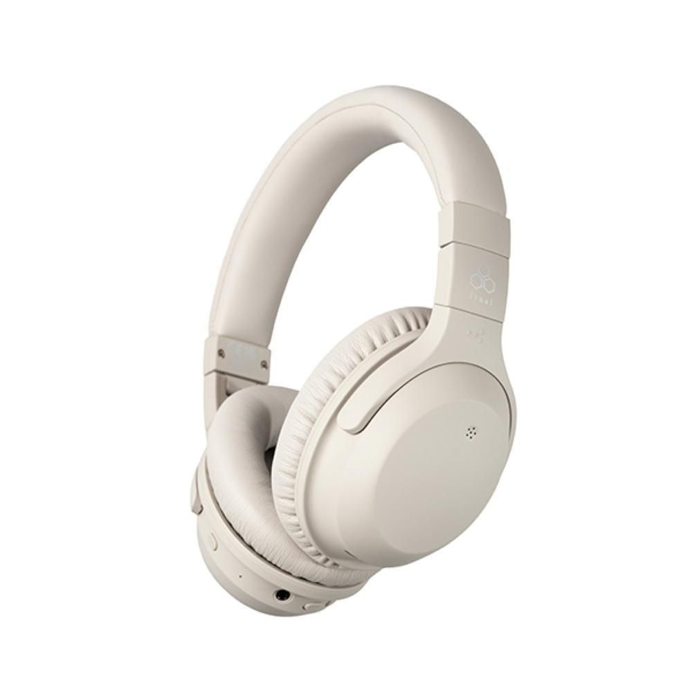 ANCワイヤレスヘッドホンfinal UX2000 CREAM /ノイズキャンセリング/ゲーミングモード/ノイキャン/ANC/マイク付き 141305_DC30VC02