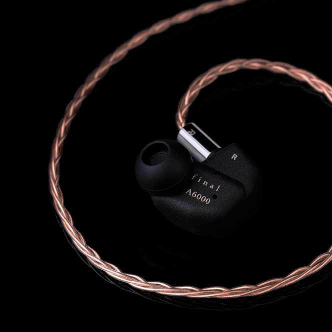 有線イヤホン final A6000 2Pinソフト単結晶銅ケーブル付属 141305_DC42