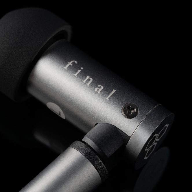 有線イヤホン final S4000 ステンレス切削製 2Pinソフトシルバーコートケーブル付属 141305_DC44