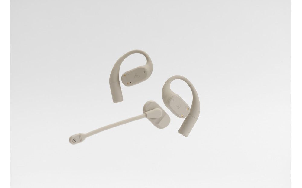 オープン型イヤホンfinal KDT3000 BEIGE ながら聴き/耳を塞がない/マイク左右付け替え可/自分の声だけがクリアに届く 141305_DC49VC01