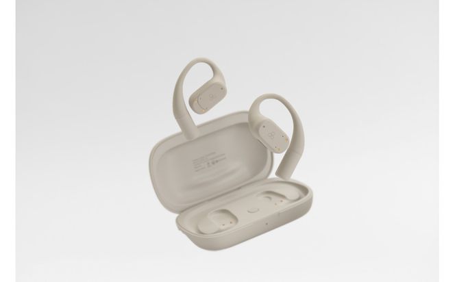 オープン型イヤホンfinal KDT3000 BEIGE ながら聴き/耳を塞がない/マイク左右付け替え可/自分の声だけがクリアに届く 141305_DC49VC01