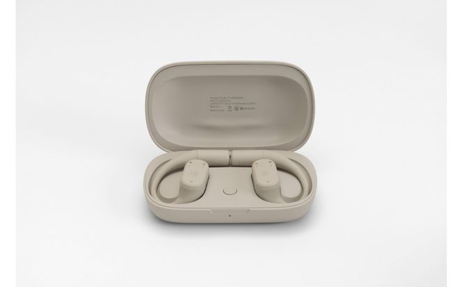 オープン型イヤホンfinal KDT3000 BEIGE ながら聴き/耳を塞がない/マイク左右付け替え可/自分の声だけがクリアに届く 141305_DC49VC01