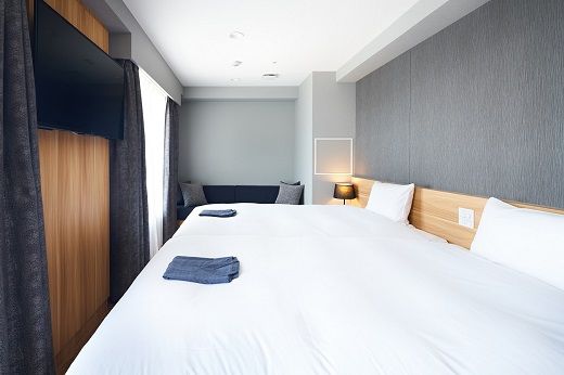 「ホテル縁道」デラックスツイン”TSUTSUJI” 宿泊優待券（1泊食事なし）1組2名様 141305_DY03