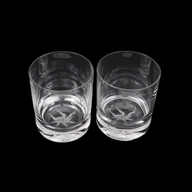 川崎市岡本太郎美術館オリジナルロックグラス　２個 141305_EA04