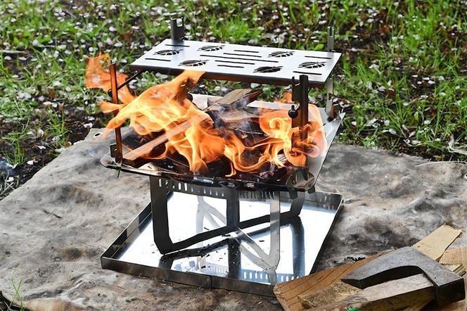 板金加工会社が製作する焚き火台「Kumpel ファイヤースタンド type-S」 141305_EC01