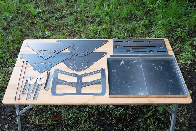 板金加工会社が製作する焚き火台「Kumpel ファイヤースタンド type-S」 141305_EC01