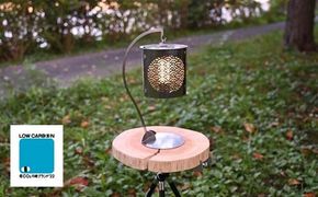 和柄模様の光で癒しの空間を演出　LEDライト「ランタンシェード」 141305_EC09