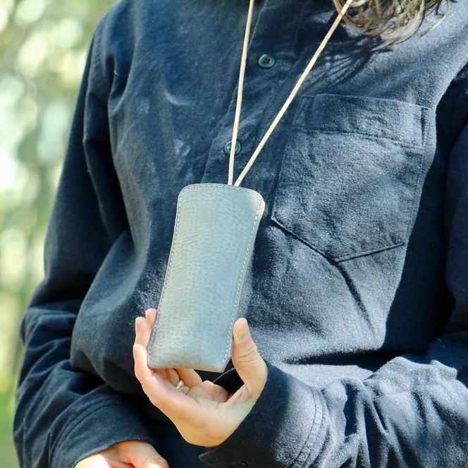 SKLO 首かけメガネケース(S)【Camel】 141305_EL03VC01