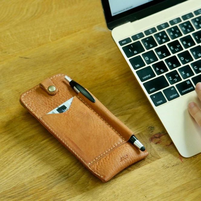 SKLO 首かけメガネケース(L)【Red】 141305_EL04VC02