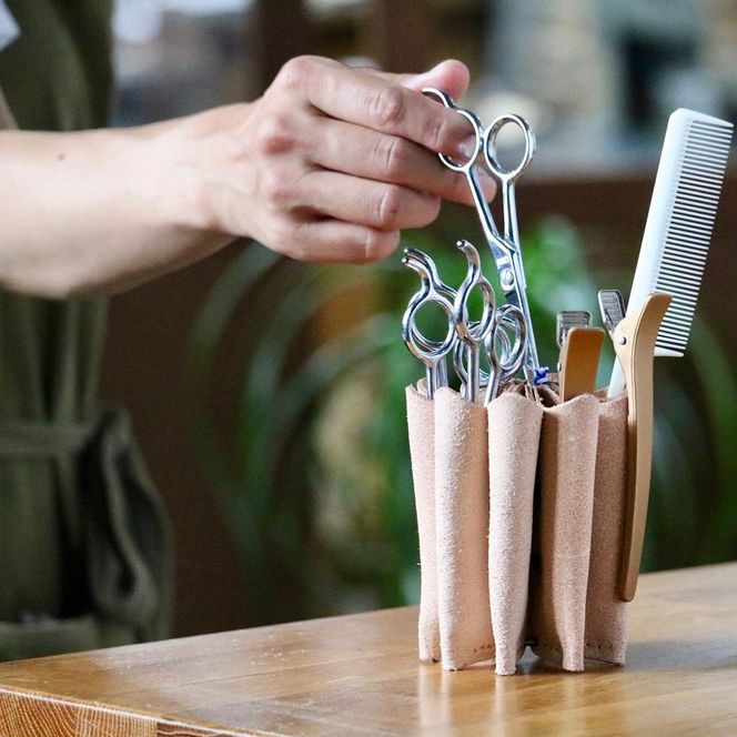 SKLO 床革のペンスタンド【Natural】 141305_EL05