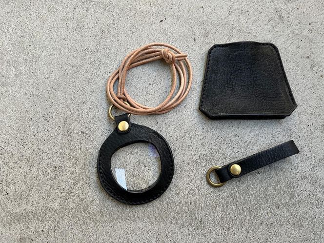 SKLO EZ-LOOK 持ち歩けるルーペ（スタンダードセット）【Black】 141305_EL19VC04