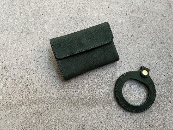 SKLO EZ-LOOK 持ち歩けるルーペ（コインケースセット）【Green】 141305_EL20VC03