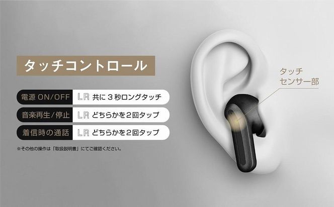 【多摩電子工業株式会社】完全ワイヤレスイヤホンPermier AIR PRO  Tuned by HIFIMAN PR-BS80K-AR 141305_GD006