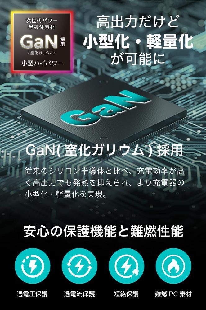 【多摩電子工業株式会社】PD100W急速充電対応 USB充電器PR-AP160 【ブラック】 141305_GD008VC02