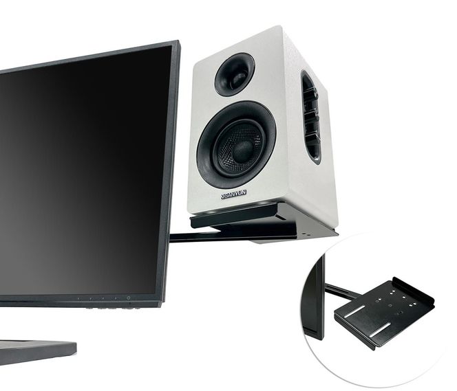 長尾製作所 モニターアーム対応スピーカースタンド VESA式 141305_GE04