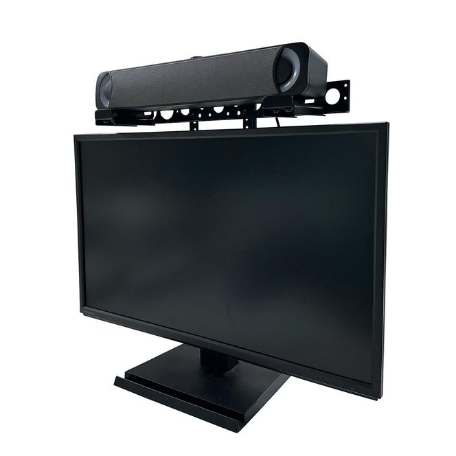 長尾製作所 モニターアーム対応サウンドバースタンド VESA式 141305_GE05