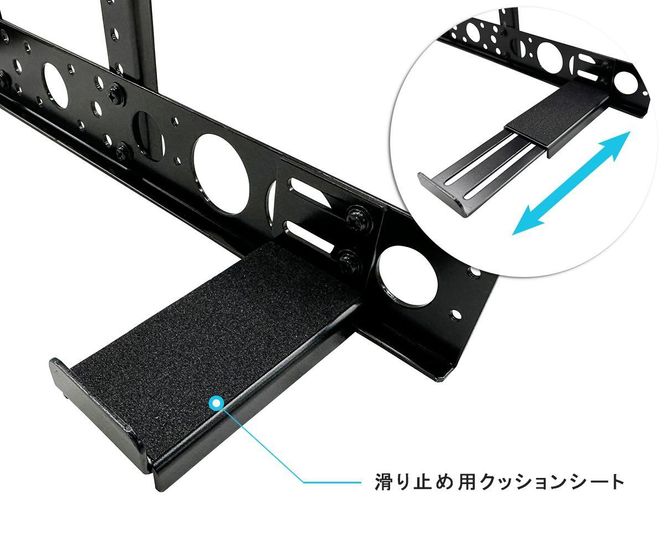 長尾製作所 モニターアーム対応サウンドバースタンド VESA式 141305_GE05