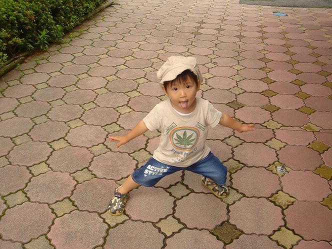 オリジナルスタンプ　お子さんスタンプ 2個セット(L・SS) 141305_GH03