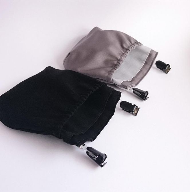 フタなし 移動ポケット 普通サイズ 無地２個 141305_GR01