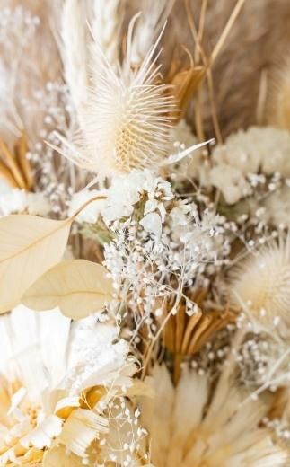 ドライフラワーブーケ ベージュ 141305_HJ01VC01