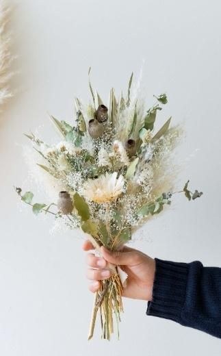 ドライフラワーブーケ グリーン 141305_HJ01VC03