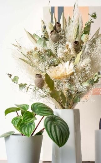 ドライフラワーブーケ グリーン 141305_HJ01VC03