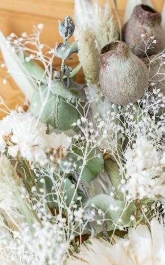 ドライフラワーブーケ グリーン 141305_HJ01VC03