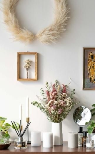 ドライフラワーブーケ グリーン 141305_HJ01VC03