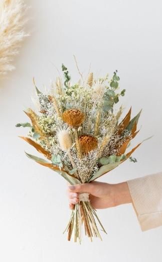 ドライフラワーブーケ イエロー 141305_HJ01VC04