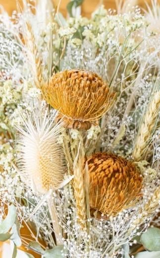 ドライフラワーブーケ イエロー 141305_HJ01VC04