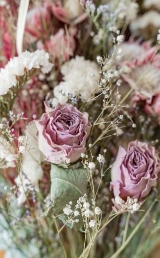 ドライフラワーブーケ ピンク 141305_HJ01VC05