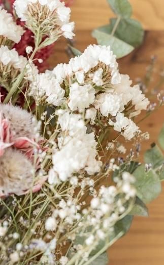 【スワッグ】ドライフラワーブーケ ピンク 141305_HJ02VC03