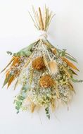 【スワッグ】ドライフラワーブーケ イエロー 141305_HJ02VC04