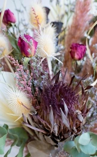 【花瓶アレンジ】ドライフラワーブーケ ピンク Large 141305_HJ03VC02