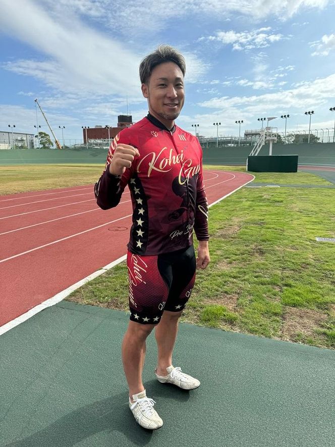 郡司浩平選手オリジナルサイクルジャージ（上下セット）Sサイズ 141305_HL01VC01