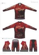 郡司浩平選手オリジナルサイクルジャージ（上下セット）Lサイズ 141305_HL01VC03