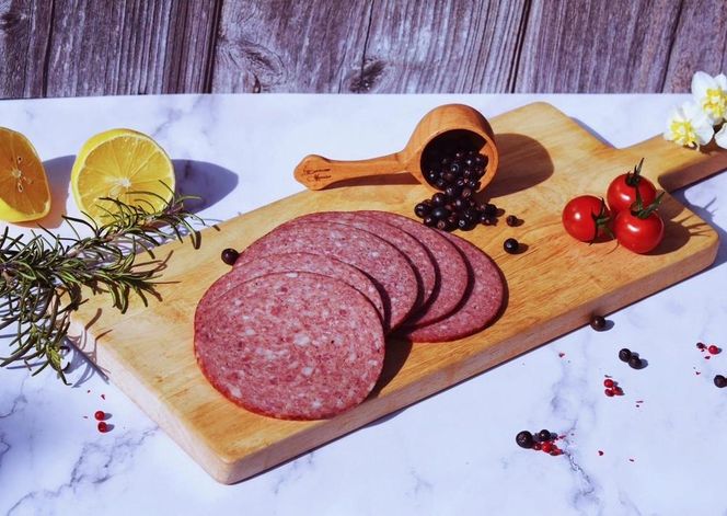 和牛ビーフジャーキー(短冊カット)、ソフトサラミ、農夫のレバーパテの３点セット 141305_HN04