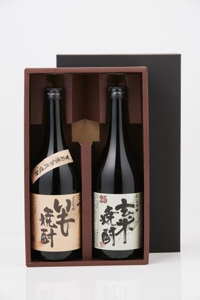 小正醸造 特製 玄米焼酎 25% & 謹醸 いも焼酎 25% 本格焼酎 720ml x 2本セット 発売元 株式会社片山 141305_JN04
