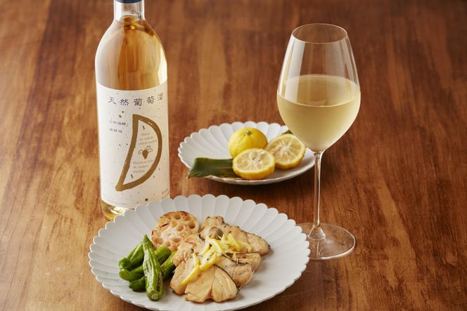 天然ワイン醸造 酸化防止剤無添加 天然葡萄酒 赤中辛 720ml、天然葡萄酒 白辛 720ml 2本セット 発売元 株式会社片山 141305_JN11