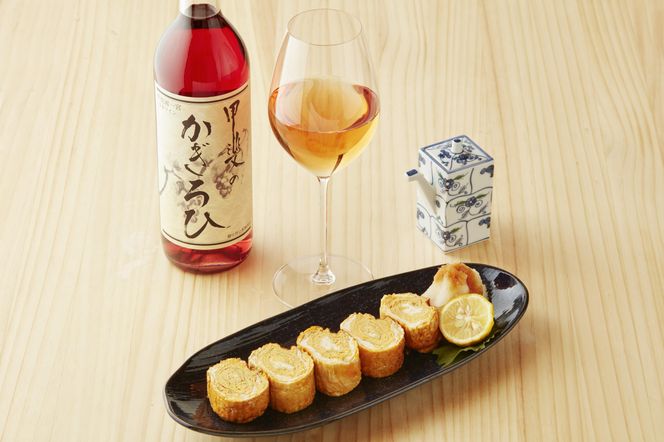 矢作洋酒 甲斐のかぎろひ ロゼ 甘口 720ml x 2本 酸化防止剤無添加  発売元 株式会社片山 141305_JN57