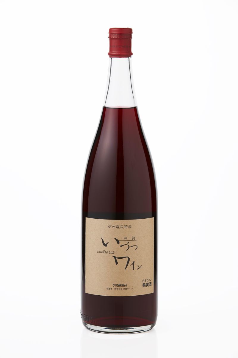 井筒ワイン 酸化防止剤無添加 井筒コンコード 赤甘口 1800ml x 6本発売元 株式会社片山 141305_JN65