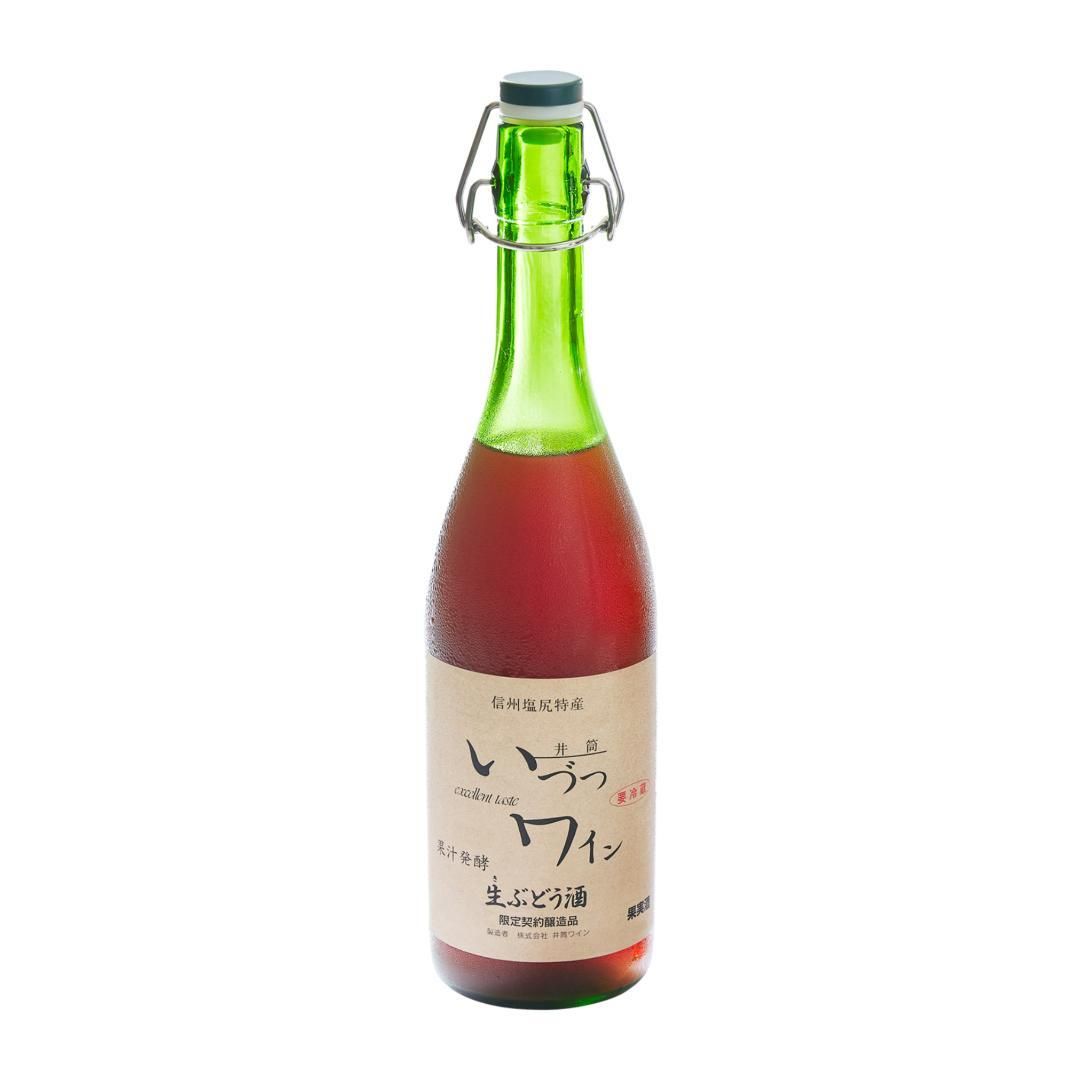 井筒ワイン 酸化防止剤無添加 果汁発酵 生ワイン ロゼ 720ml x 2本 要冷蔵 発売元 株式会社片山 141305_JN81