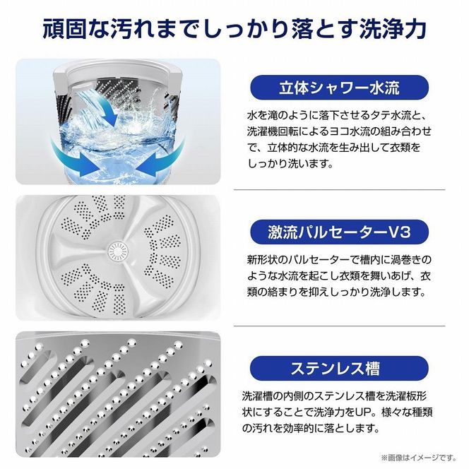 Hisense ハイセンス 洗濯機【設置費込み】8kg 大容量 家族用 2-4人用 低騒音 最短12分洗濯 シャワー水流 激流洗浄 風乾燥 部屋干し多彩コース 簡単操作 予約機能 インバーター 省エネ ホワイト HW-DG80J 人気 おすすめ 家電 送料無料  141305_KC40